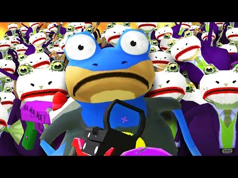 BAT FROG vs JOKE FROG ARMY! - Amazing Frog - Part 135 | Pungence