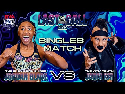 💥 JANAI KAI vs JORDAN BLADE | RVA Pro Wrestling LAST CALL | Nov 21, 2025