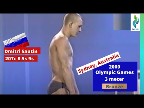 2000 Dmitri Sautin Team Russia - 207c - Platform Diving - Olympic Games