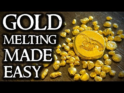 How to Melt Gold and Make Gold Coins (Rounds) At Home!