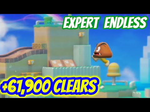 Expert Endless Challenge 61,900 levels Completed! - Super Mario Maker2 [SMM2] [#25]