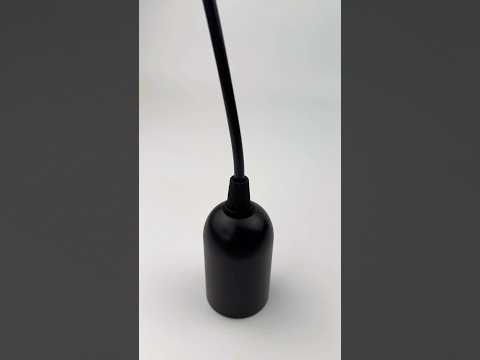 Втулка фіксатор проводу для стельових кріплень або патронів чорна