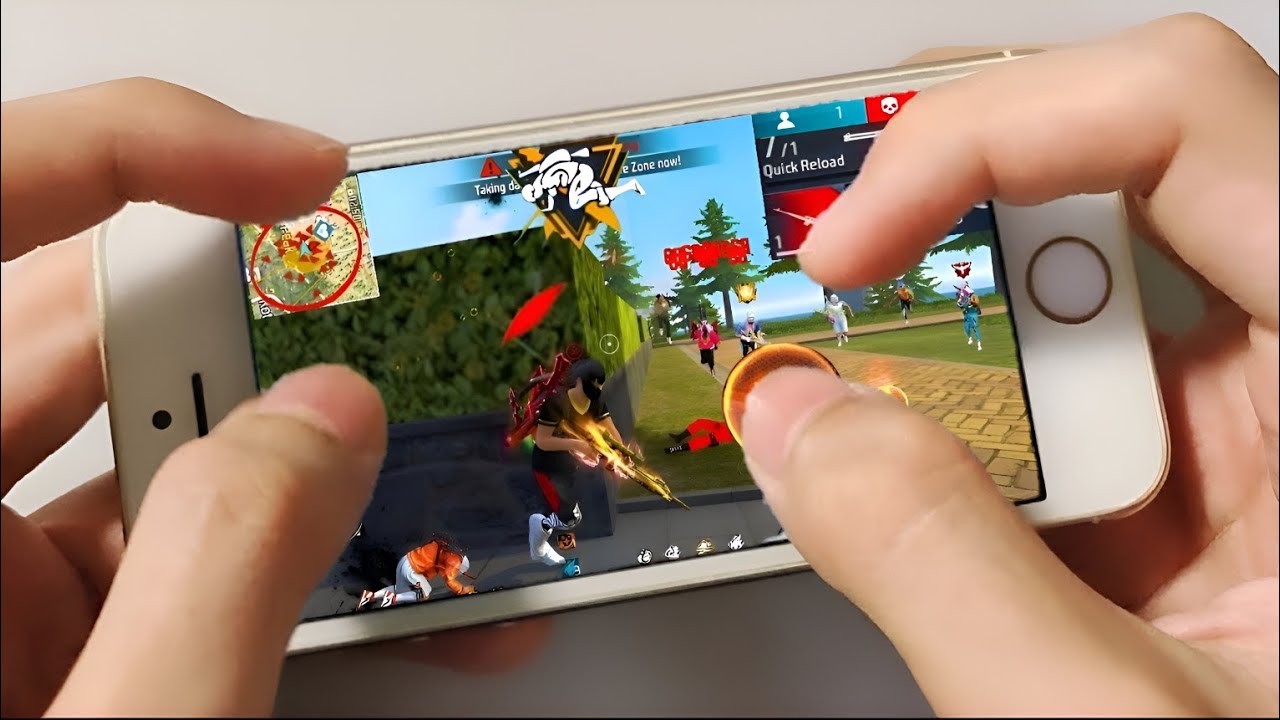 Iphone 6s Free Fire Gameplay 2025 test settings revel HUD+DPI+ MACRO 32gb
