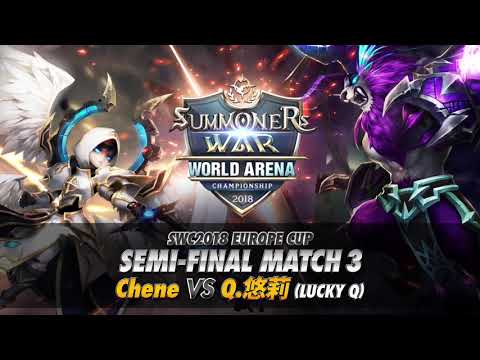 [Europe Cup] SemiFinals: Chene vs LUCKY Q | Summoners War | 서머너즈워