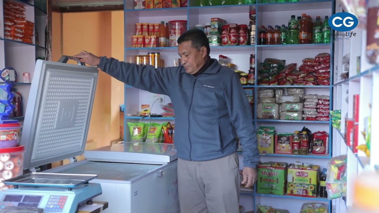 CG Chest Freezer | In Support of Local Business | Gangalal Shrestha