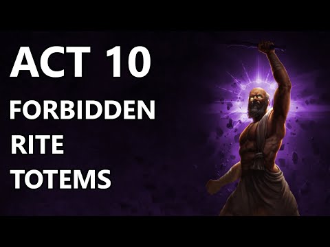 Leveling with Penguin Act 10 - Forbidden Rite Totem Templar Hierophant | Path of Exile