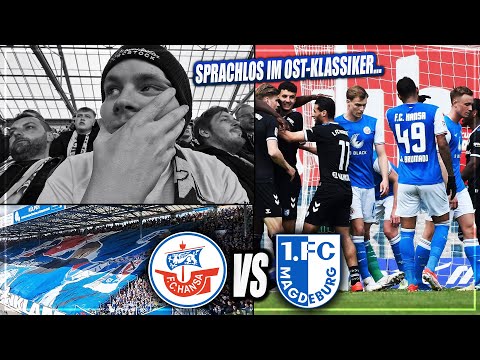 ABSTIEG RÜCKT NÄHER... Hansa Rostock - Magdeburg Stadion Vlog | Sprachlos im Ostklassiker + Choreo