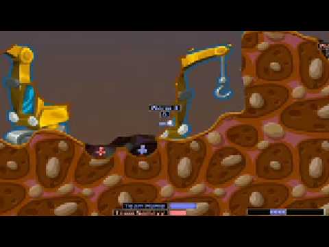 Worms 2 Cool Weapons! (Gameplay Test)