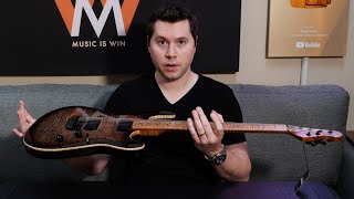 Video thumbnail for A very sharp guitar | EBMM Sabre by Music is Win