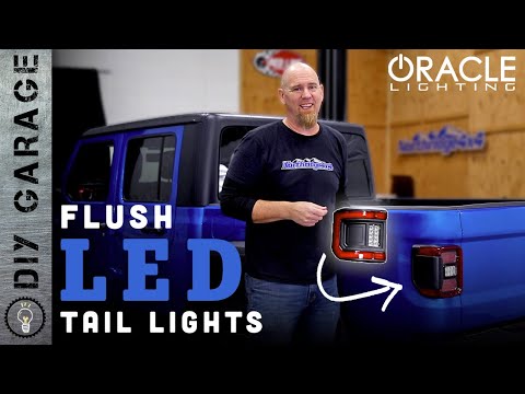 Oracle Flush Mount Tail Lights - Jeep Gladiator Install