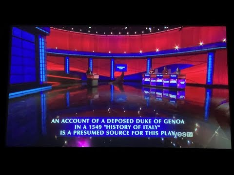Final Jeopardy, SCORE Change; SHOCKING end to Day 1 of 2 - College Championship 2020 Day 9 (4/16/20)