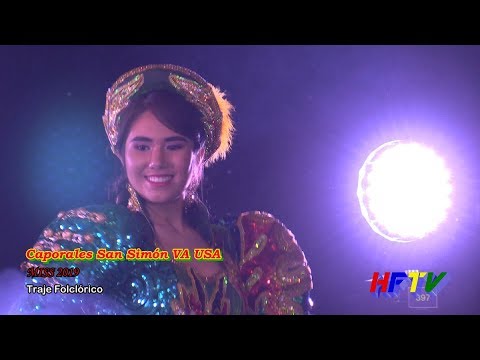 Candidatas en Traje Caporal - MISS CAPORALES SAN SIMON VA USA 2019