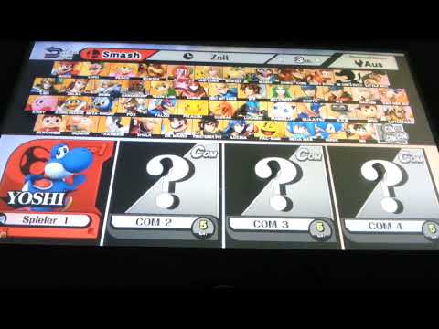 Super Smash Bros for WiiU #2 (Bowser Yoshi Rosalina I Luma