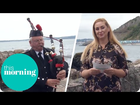 Josie Investigates The Mystery Bagpiper On The Beach | This Morning
