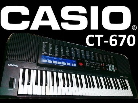 Piano Casio Ct 670 Midi Casio CTK-670