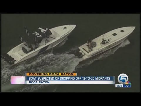 Boat suspected of dropping off 12 to 20 migrants