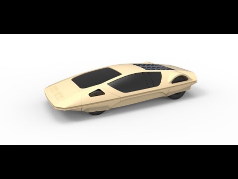 Thumbnail for 3D printable model Ferrari 512S Modulo Pininfarina 1970 Scale 1:24 by Ferrari Modulo