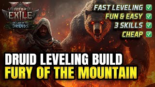 PoE2 Druid Leveling Build - Fury of the Mountain (Fast, Easy and Cheap)