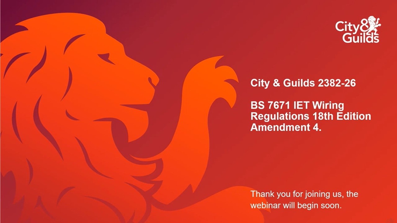 Requirements for Electrical Installations - Amendment 4 update