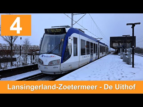 HTM RandstadRail 4: Lansingerland-Zoetermeer - Den Haag De Uithof | HTM 4021 | 2026