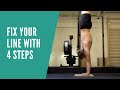‘Fix’ your handstand line in 4 simple steps