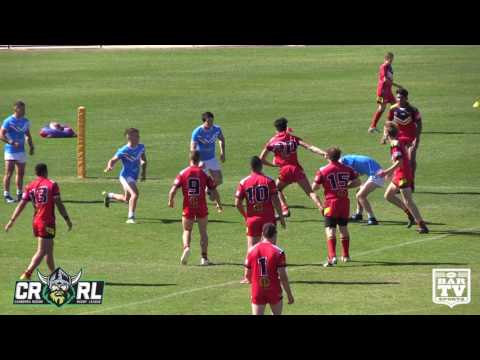 2017 CRRL U18s Round 4 - Gungahlin Bulls vs Queanbeyan Blues Highlights