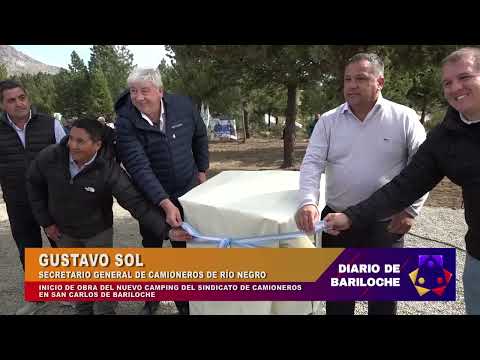 ACTO DE INICIO DE OBRA DEL NUEVO CAMPING Y PARADOR DEL SINDICATO DE CAMIONEROS DE RÍO NEGRO.