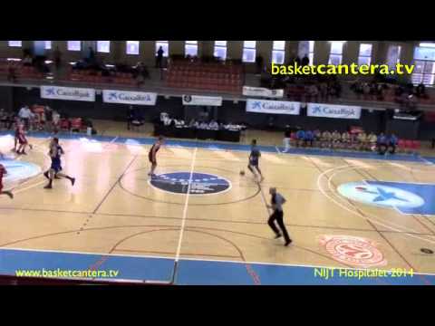 U18M -  CB. L'HOSPITALET  vs BROSE  BASKETS.- NIJT Hospitalet 014 (BasketCantera.tv)