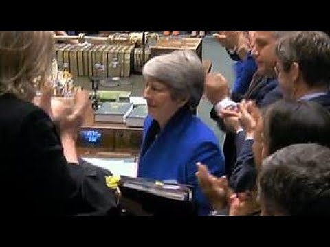 Theresa May tears up after giving final address as Prime Minister