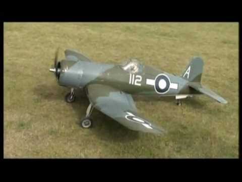 LARGE 1/5 SCALE F4U  CORSAIR - TJD RC MODELS GREGG VEASEY - BICKLEY SCALE 2011