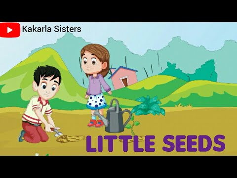 Little Seeds Rhyme | Nursery Rhymes | Action Songs / Rhymes | Pre Primary Rhymes | Kakarla Sisters