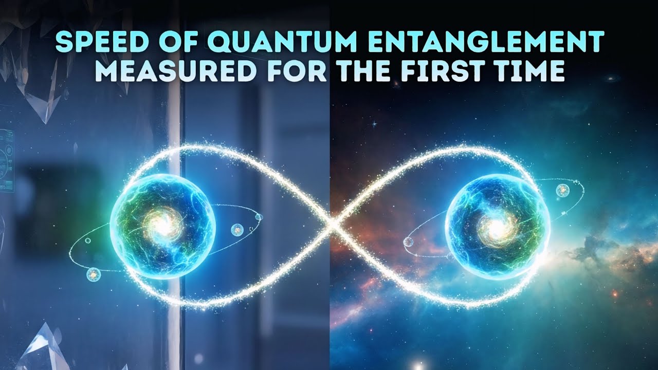 Speed Of Quantum Entanglement Measured For The First Time #physics #quantumphysics #viralvideo 