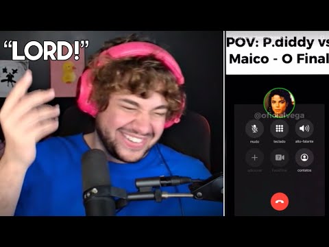 BRINO REAGE ÀS LIGAÇÕES DO MAICO KKKK