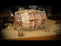 RoboTime - 3D wooden mechanical puzzle Clock with a calendar