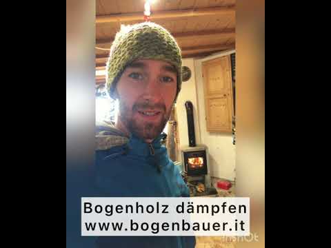 Bogenholz mit Wasserdampf gerade biegen DIY