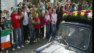 preview picture of video 'Tourmakeady St Patricks Day Parade 2009'