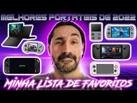 Os Melhores Consoles Portátes e Mini PCs de 2022! Minha Lista de Favoritos! Top 8 Modelos!