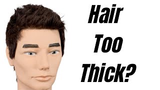 How to Fix Thick Hair - TheSalonGuy