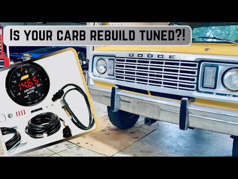 Rebuilt Carburetor Tune Check