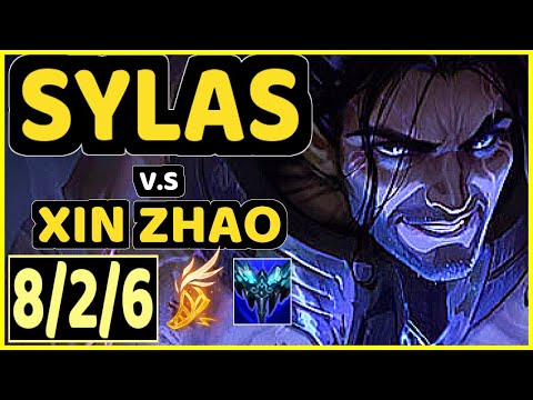 SYLAS vs XIN ZHAO - 8/2/6 KDA TOP GAMEPLAY - NA Ranked MASTER