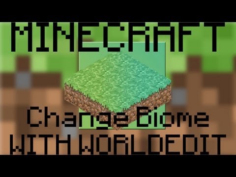 The Craft of Mine - Minecraft Change Biome with WorldEdit Tutorial - #MINECRAFT (See Description!)