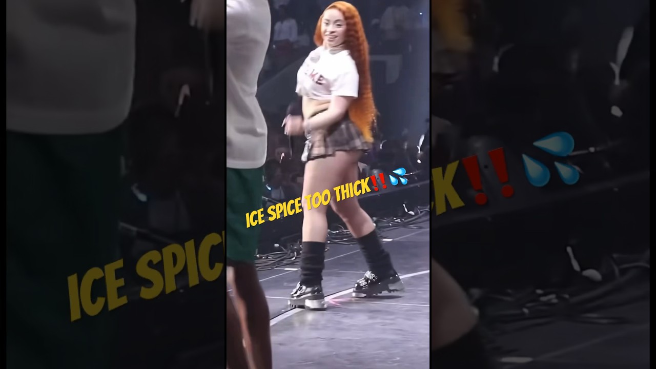Ice spice on stage performing ‼️