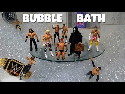 WWE Bubble Bath Battle Royal Action Figure Match