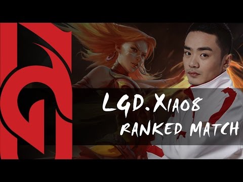 [Dota 2 POV] LGD.Xiao8 Plays Lina Ranked Match 6.84
