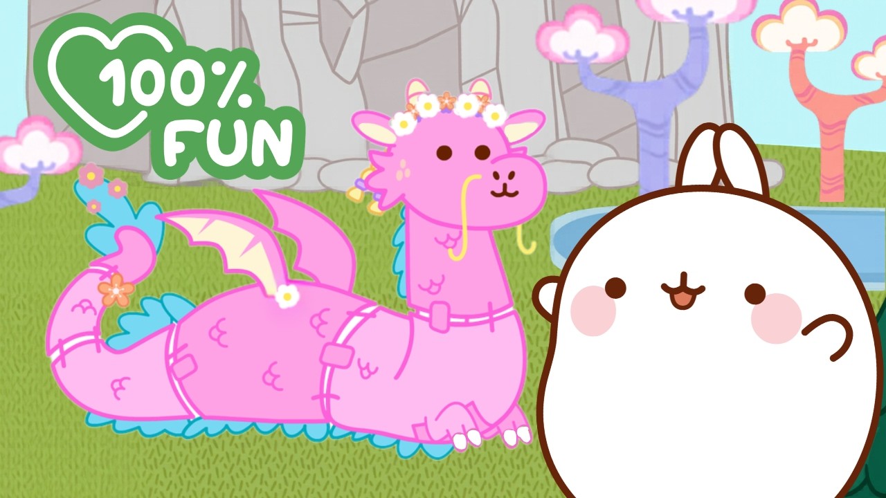 The Cutest Dragon Ever! 🐉✨ Molang’s Magical Adventure