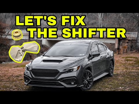 22 WRX Billetworkz Short Shifter Plate Install