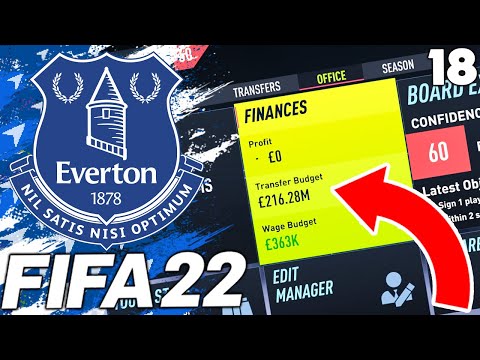 NEW SEASON!! NEW SIGNING!! £220,000,000 TO SPEND!! 🤑 - FIFA 22 Everton Career Mode EP18