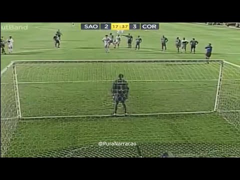 Dida defende dois pênaltis do Raí - Narração Luciano do Valle