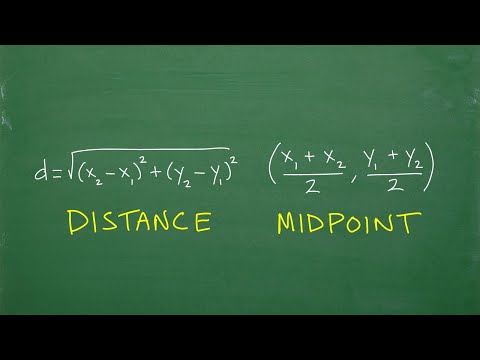 Distance Formula vs Mid-Point Formula