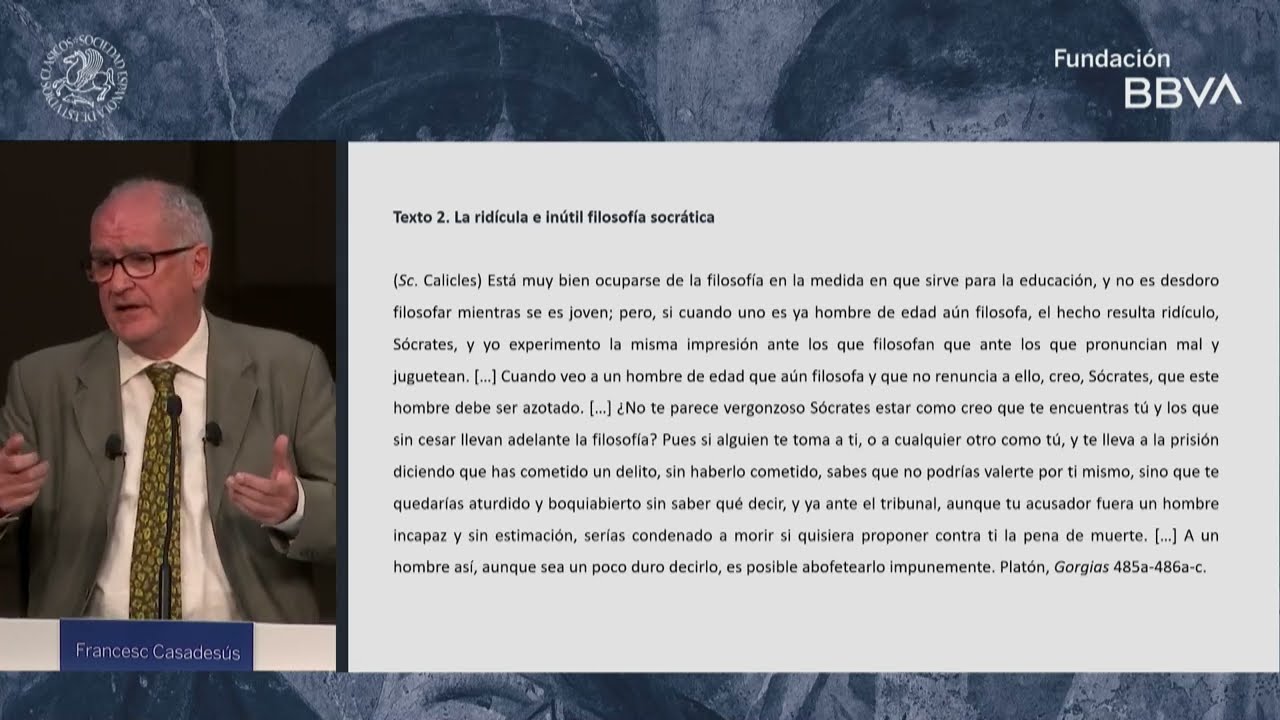Conferencia de Francesc Casadesús: 'Sócrates y sus enemigos'